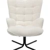 Drehsessel Oscar Boucle Creme