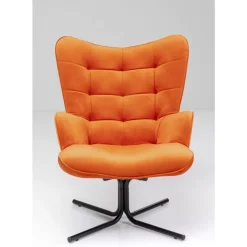 Drehsessel Oscar Velvet Orange