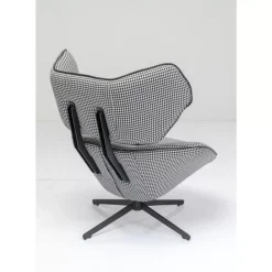 Drehsessel Toledo Schwarz Weiss