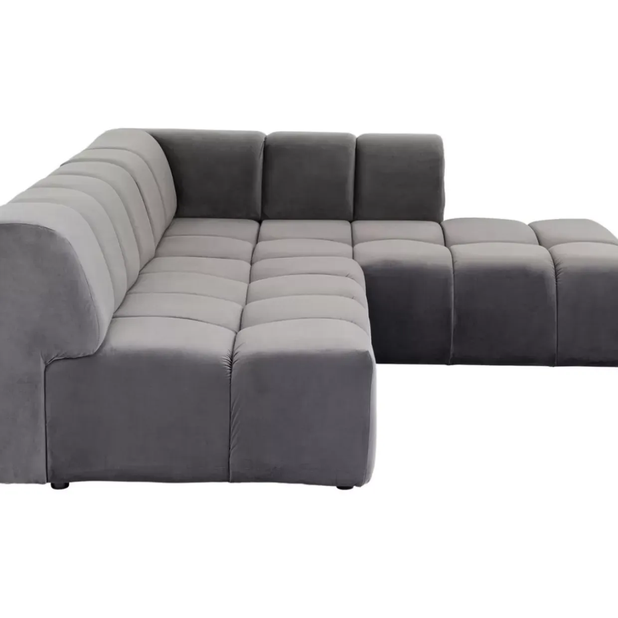 Ecksofa Belami Grau Rechts