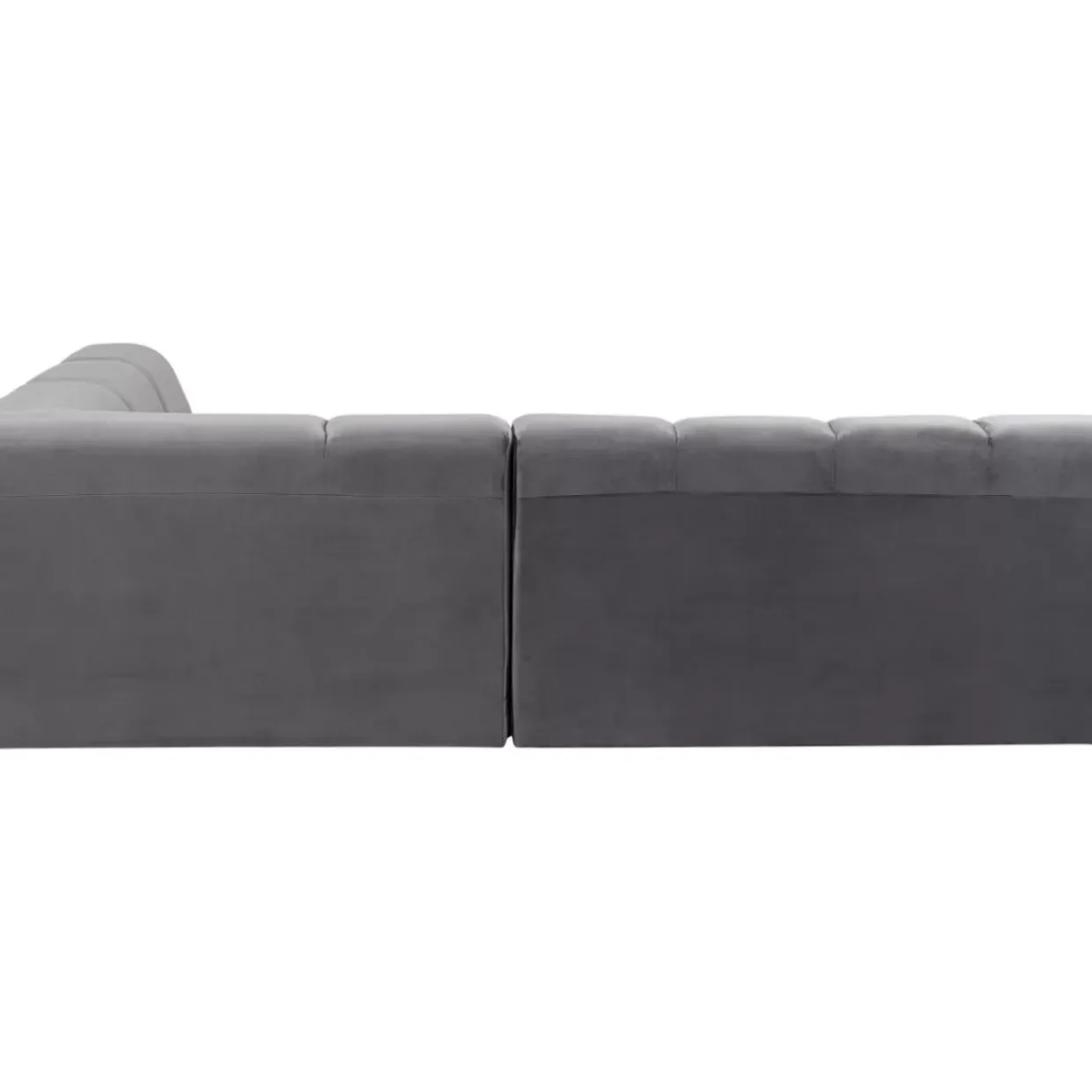 Ecksofa Belami Grau Rechts