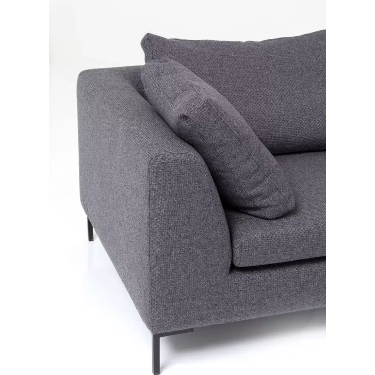 Ecksofa Gianni Dolce Dunkelgrau Rechts