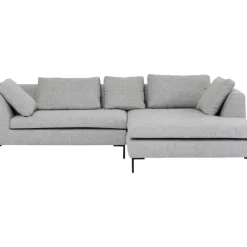 Ecksofa Gianni Dolce Hellgrau Rechts