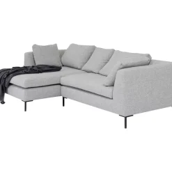 Ecksofa Gianni Dolce Hellgrau Links
