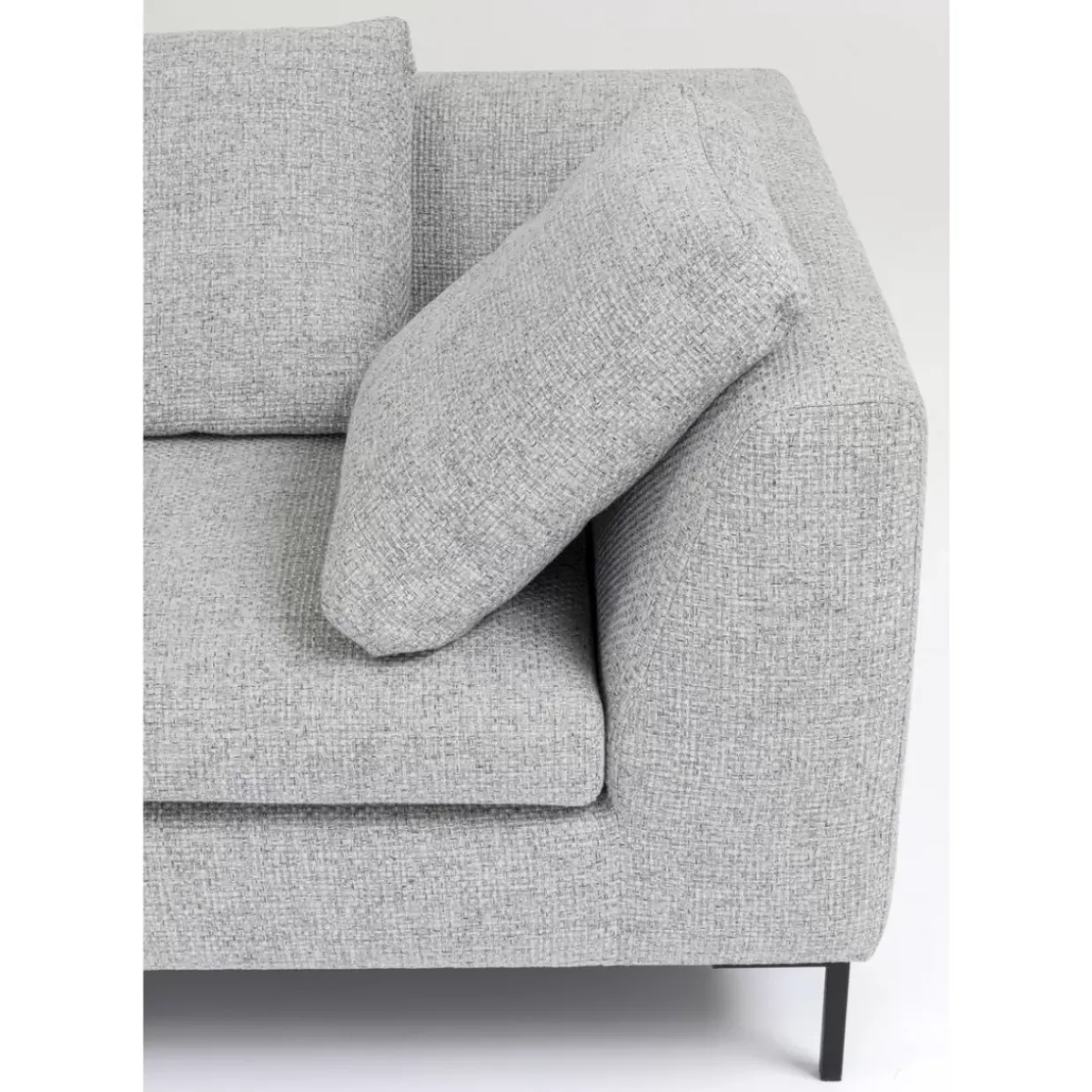 Ecksofa Gianni Dolce Hellgrau Links