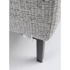 Ecksofa Gianni Dolce Hellgrau Links