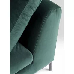 Ecksofa Gianni Small Velvet Dunkelgrun Links