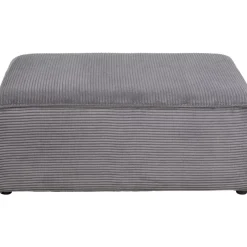 Ecksofa Infinity Ottomane Cord Grau Links
