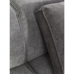 Ecksofa Infinity Ottomane Grau Rechts