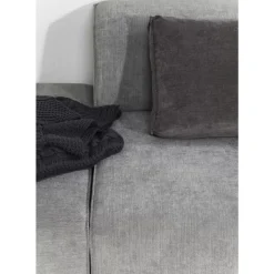 Ecksofa Infinity Ottomane Grau Links