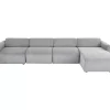 Ecksofa Lucca Grau Rechts 331Cm