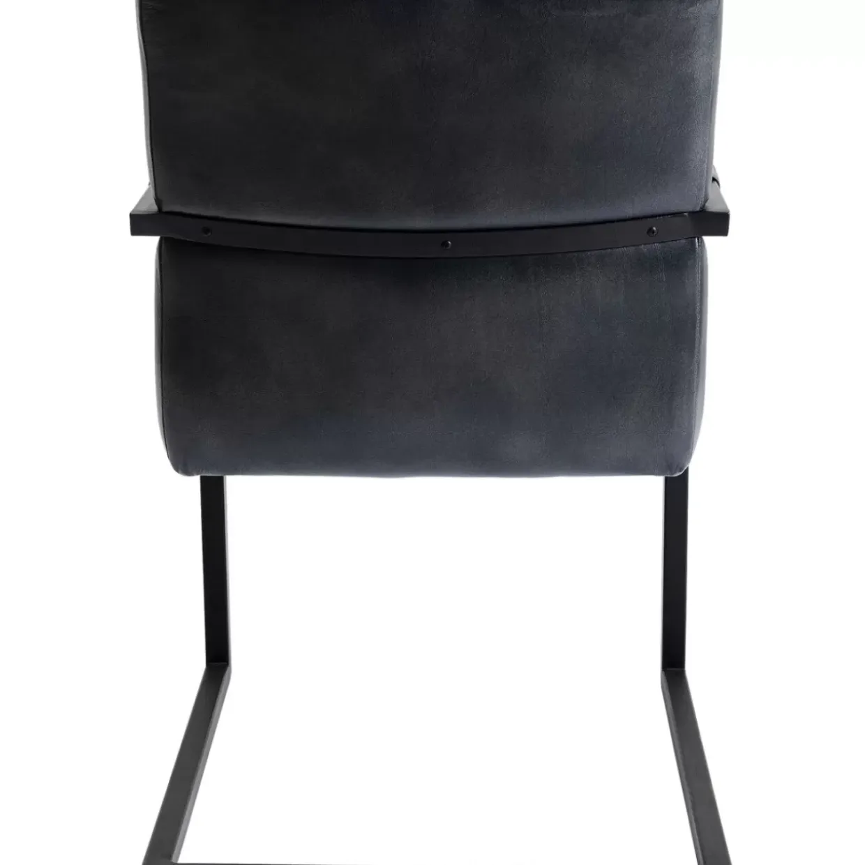Freischwinger Lola Leder Grau