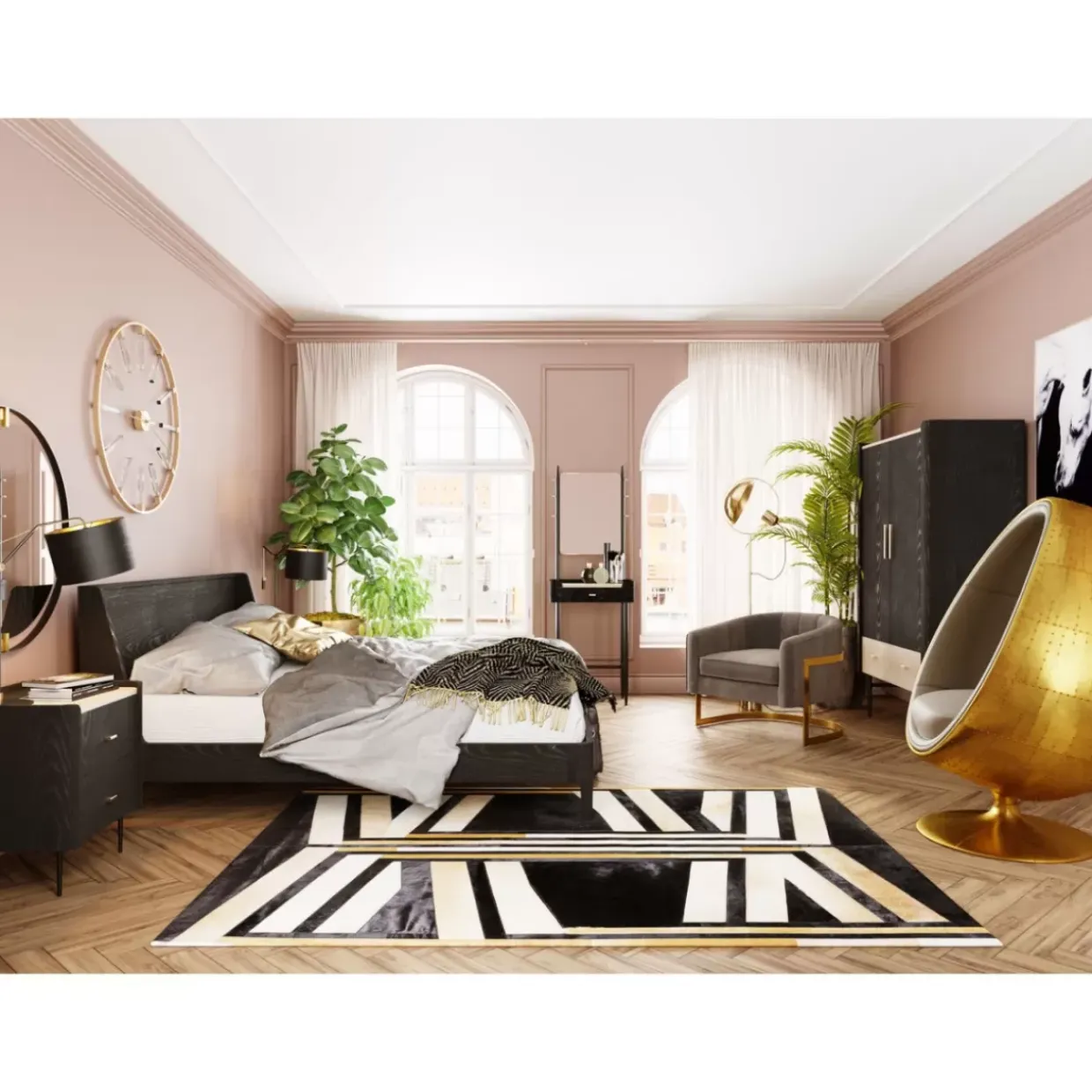 Garderobe Mit Spiegel Milano