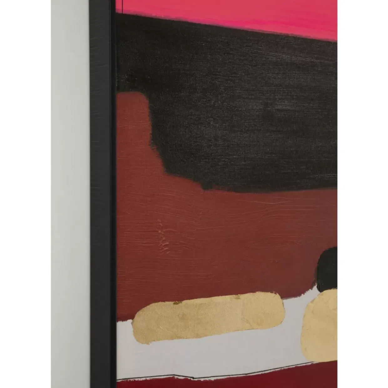 Gerahmtes Bild Abstract Shapes Pink 73X143Cm