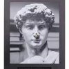 Gerahmtes Bild Statue 100X125Cm