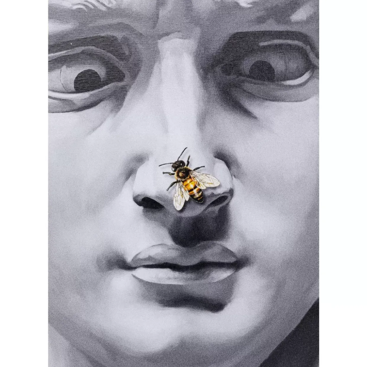 Gerahmtes Bild Statue 100X125Cm