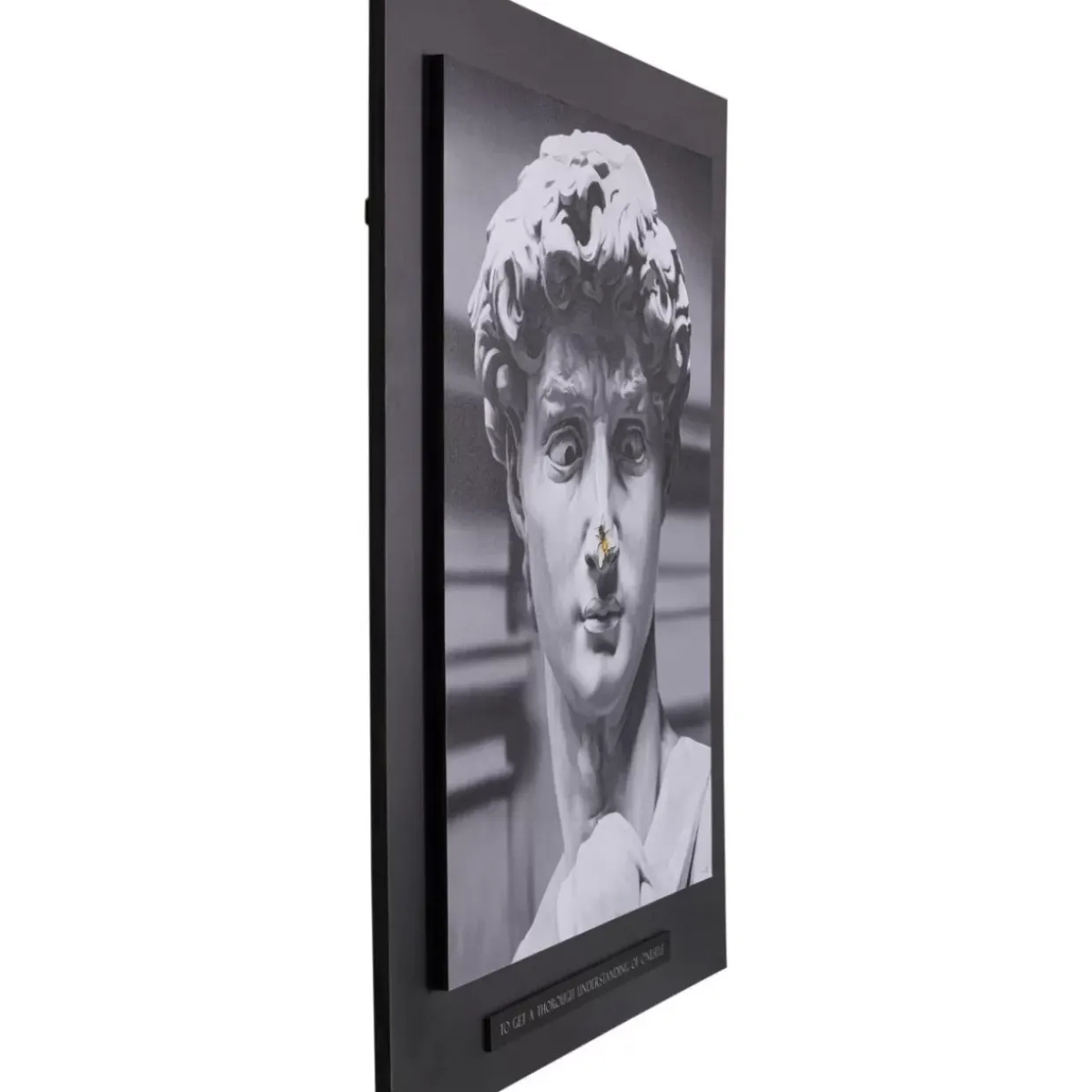 Gerahmtes Bild Statue 100X125Cm