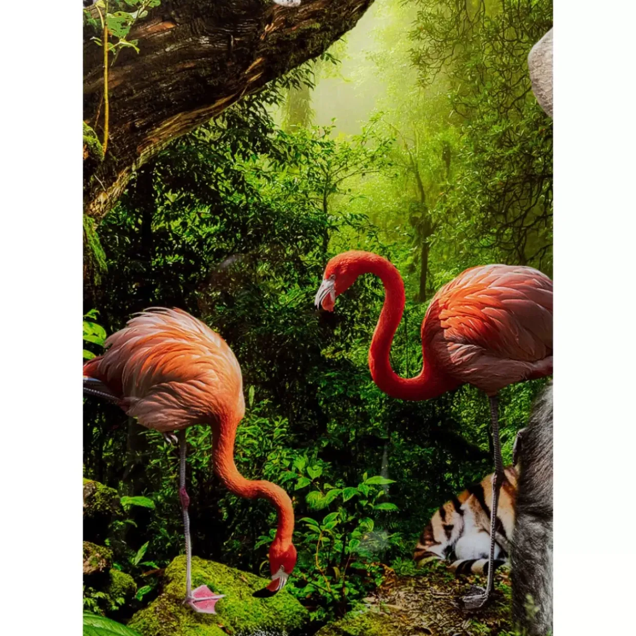 Glasbild Animal Paradise 150X100Cm