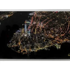 Glasbild Midnight City 180X120Cm