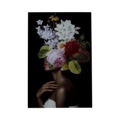 Glasbild Ms. Bouquet 80X120Cm