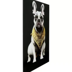 Glasbild Noble Dog 40X60Cm