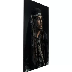 Glasbild Pirate 80X120Cm