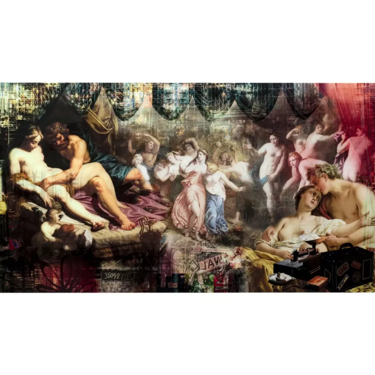 Glasbild Rock N Roll 180X90Cm