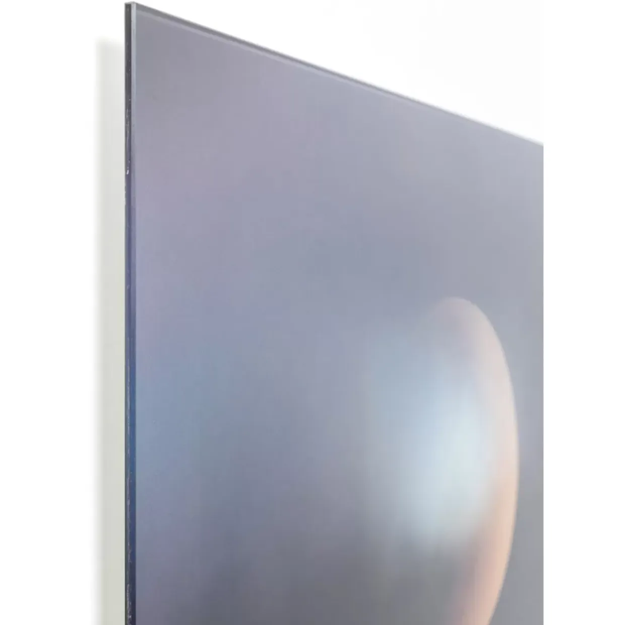 Glasbild Skyline Moon 80X120Cm