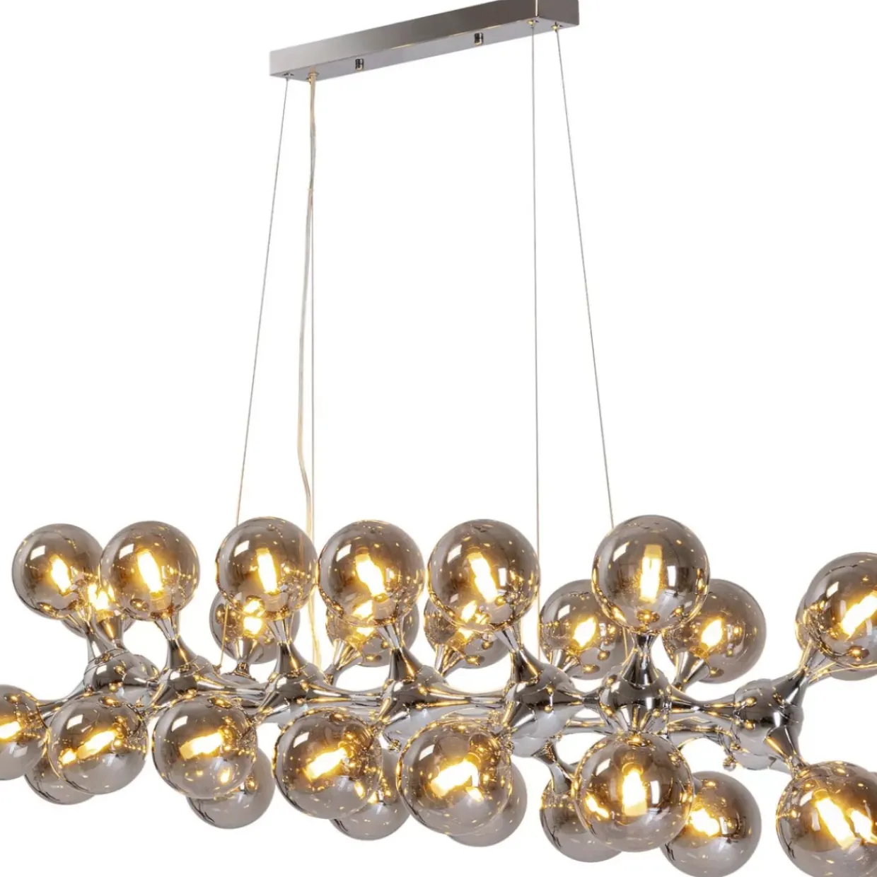 Hangeleuchte Atomic Balls Brass 140Cm