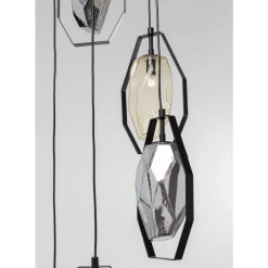 Hangeleuchte Diamond Fever Spiral Schwarz O42Cm