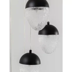 Hangeleuchte Frozen 5 Schwarz Matt O35Cm