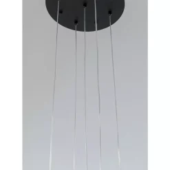 Hangeleuchte Frozen 5 Schwarz Matt O35Cm