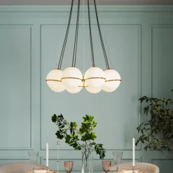 Hangeleuchte Globes Gold