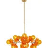 Hangeleuchte Globo Amber 79Cm