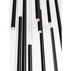 Hangeleuchte Living Vegas Deluxe Schwarz Matt Led