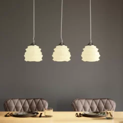 Hangeleuchte Ruffle Dining Weis
