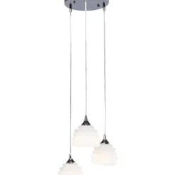Hangeleuchte Ruffle Weis O 37Cm