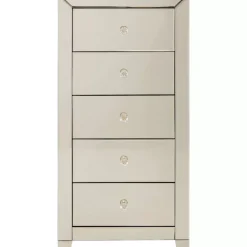 Hochkommode Luxury Champagne 5 Schube