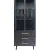 Hochschrank La Gomera 2 Turen 3 Schube