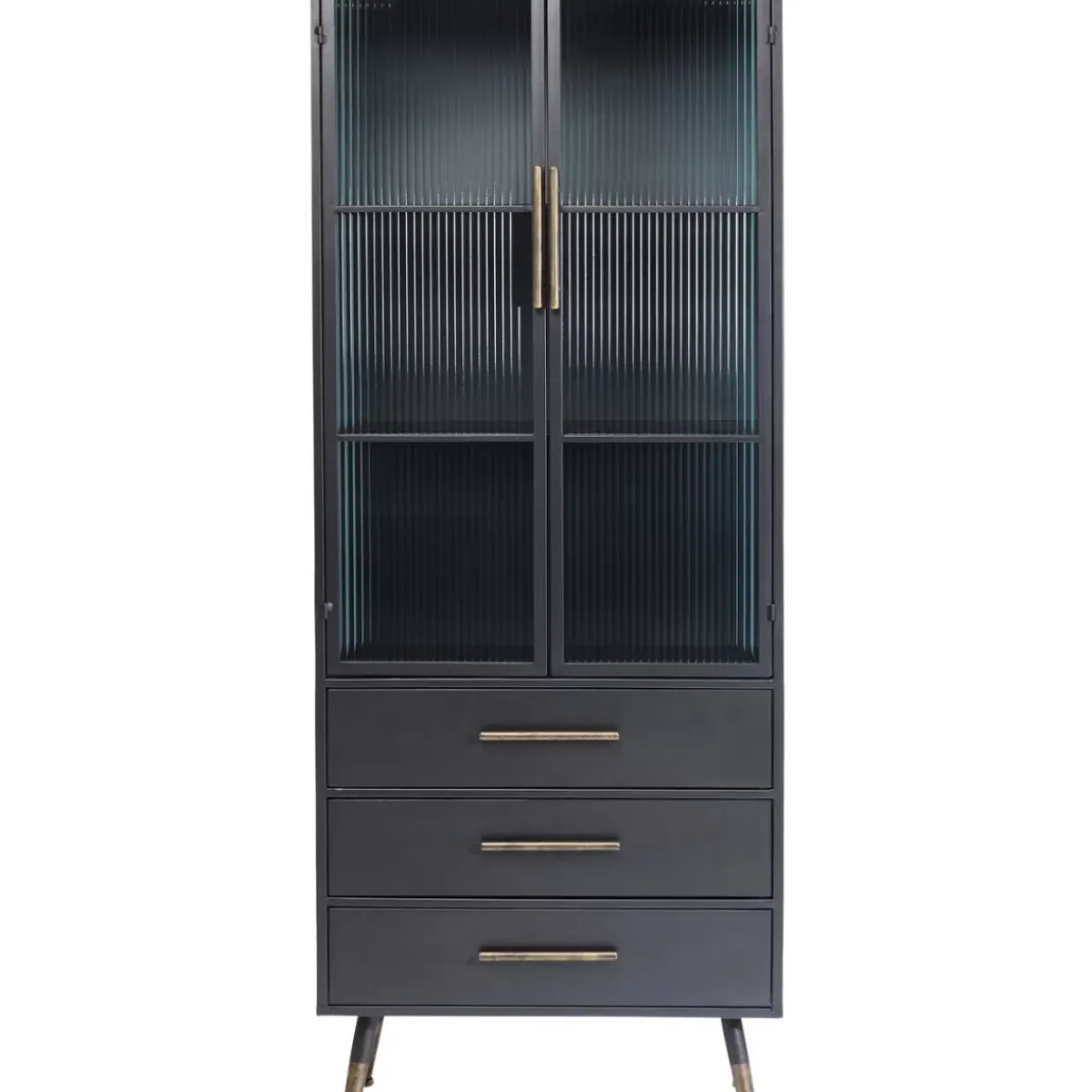 Hochschrank La Gomera 2 Turen 3 Schube