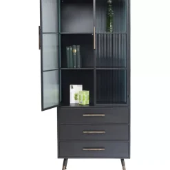 Hochschrank La Gomera 2 Turen 3 Schube