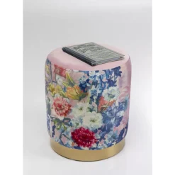 Hocker Cherry Flower Rosa Brass O32Cm