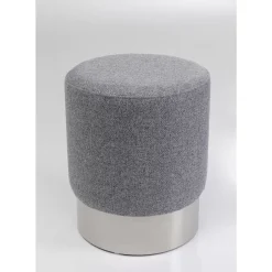 Hocker Cherry Lina Grau Silver O35Cm