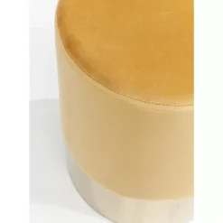 Hocker Cherry Orange Brass O35Cm