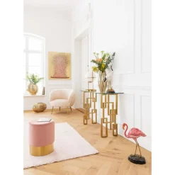 Hocker Cherry Rose Brass O35Cm