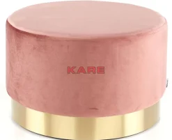 Hocker Cherry Rose Brass O55Cm