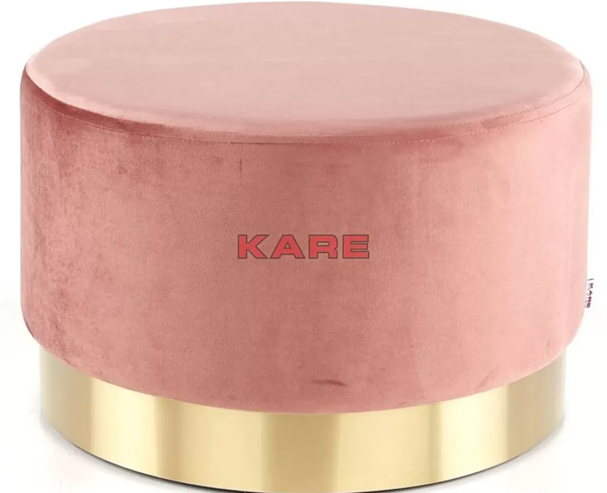 Hocker Cherry Rose Brass O55Cm