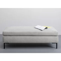 Hocker Gianni Cord Grau