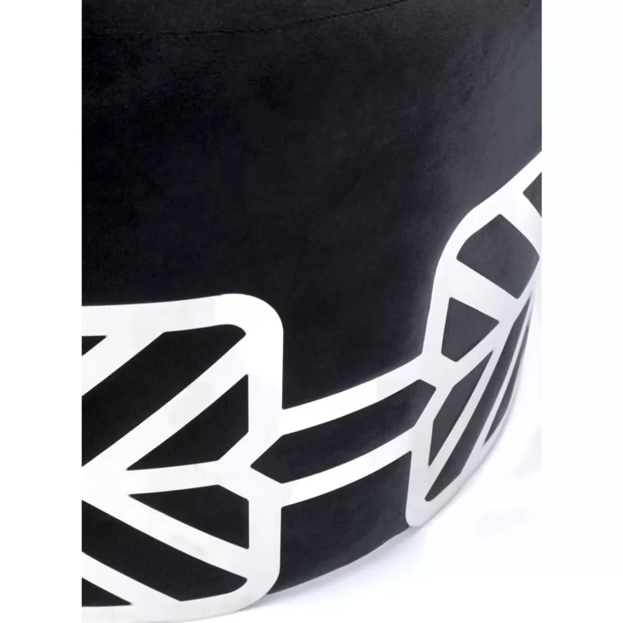 Hocker Jenna Schwarz O61Cm