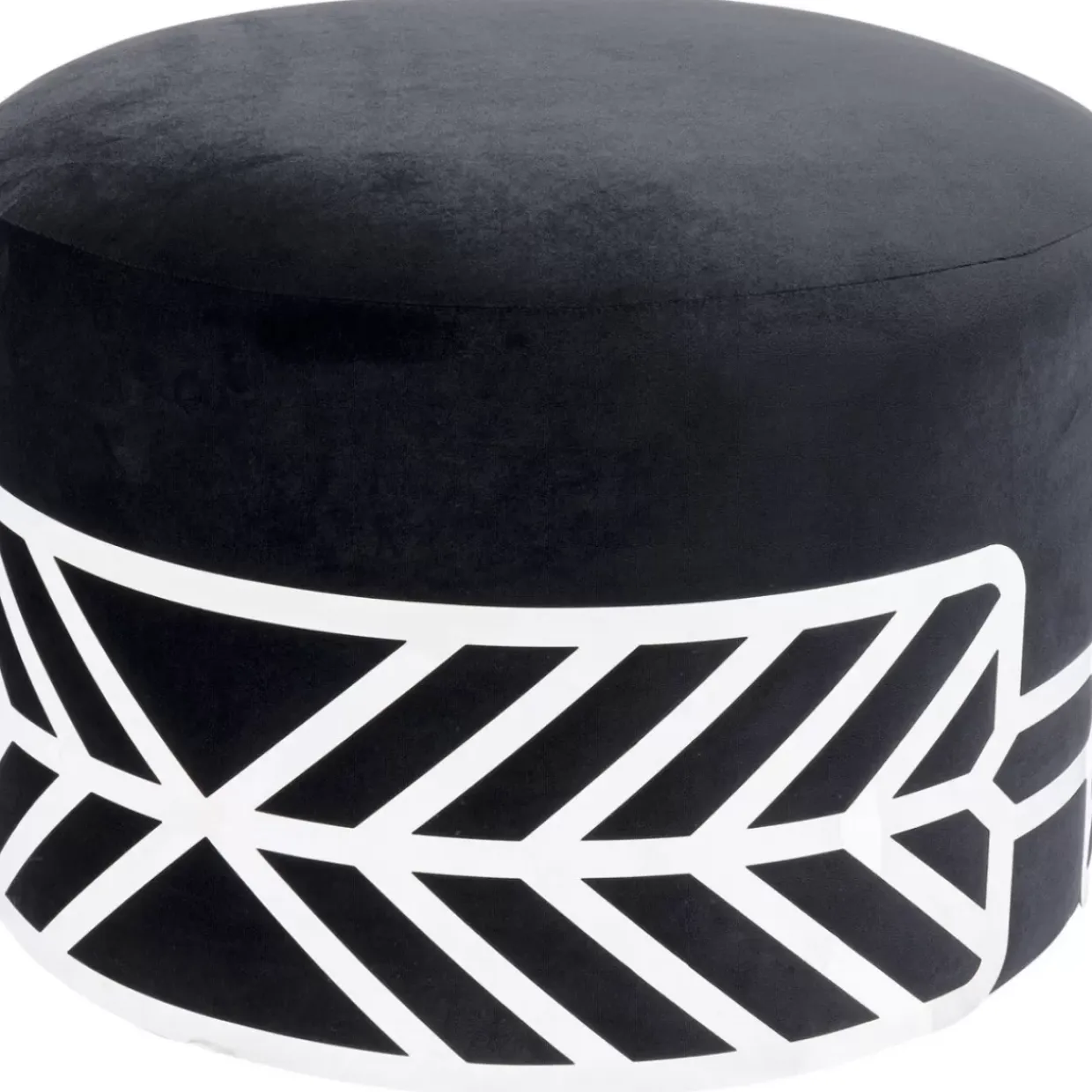 Hocker Jenna Schwarz O61Cm